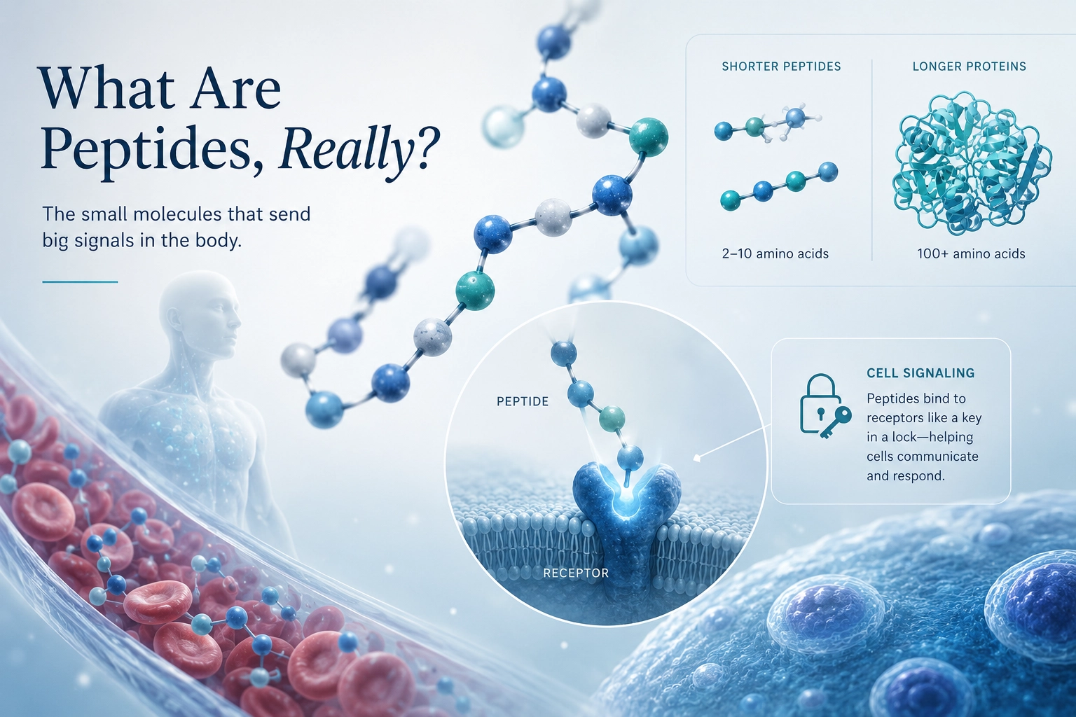What Are Peptides, Really guide illustration